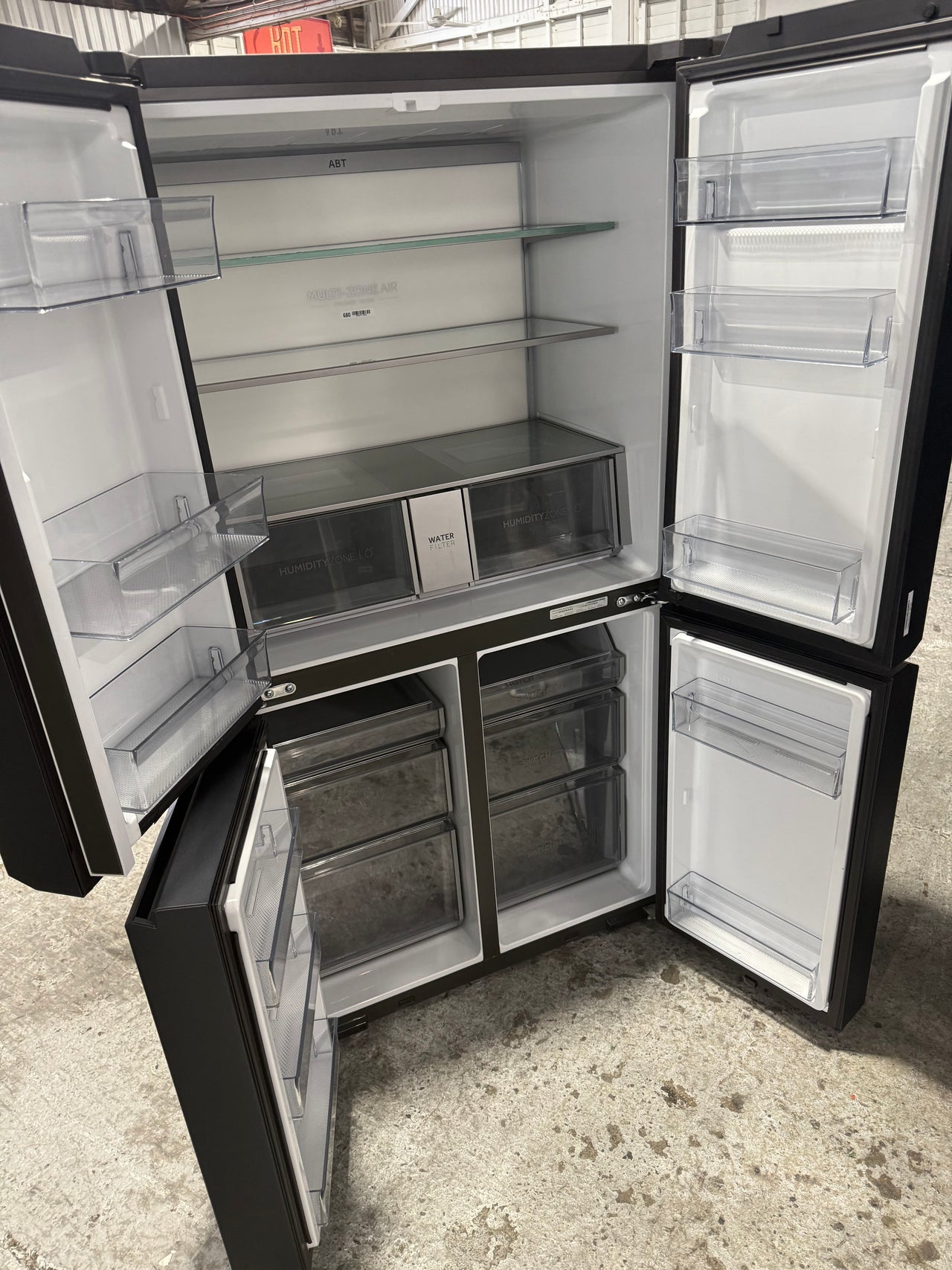 Factory second Haier 623L Quad Door Refrigerator Model: HRF680YPC - Second Hand Appliances Geebung