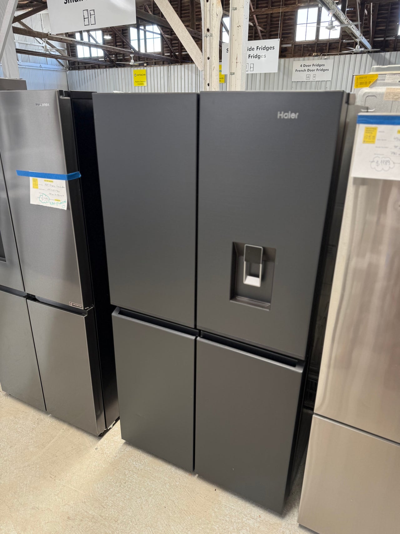 Factory second Haier 623L Quad Door Refrigerator Model: HRF680YPC - Second Hand Appliances Geebung