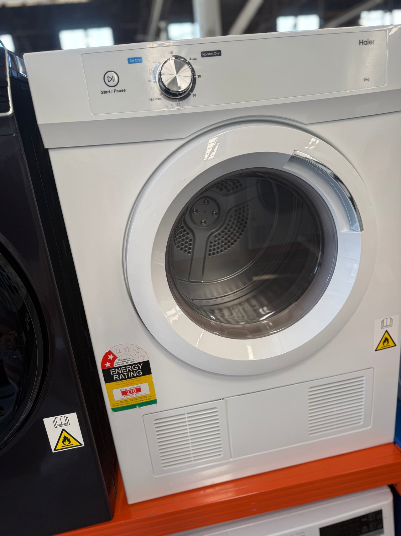 Factory second Haier 6kg Vented Dryer HDV60A1 - Second Hand Appliances Geebung