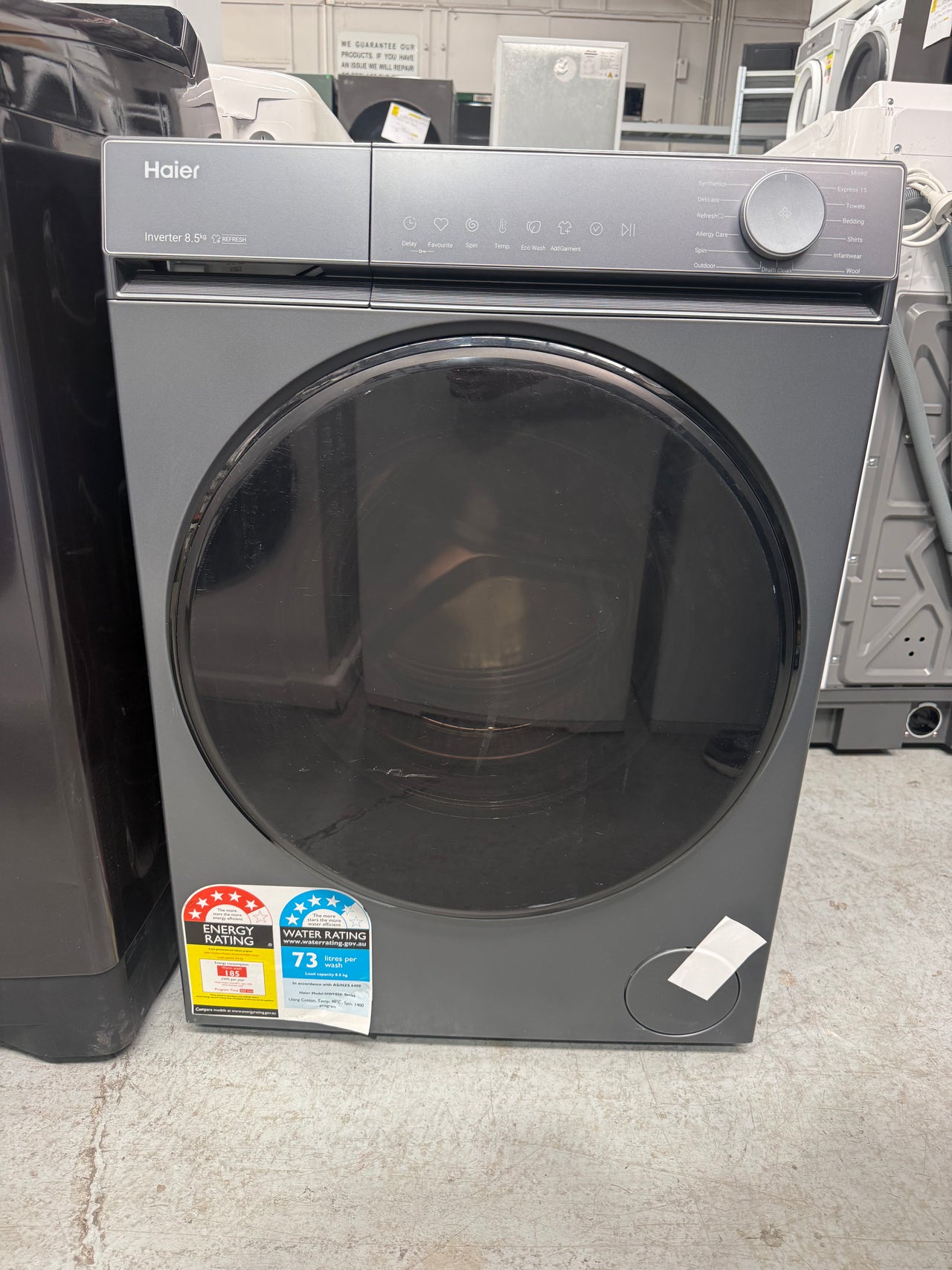 Factory second Haier 8.5kg Front Load Washing Machine – HWF85KB1 - Second Hand Appliances Geebung
