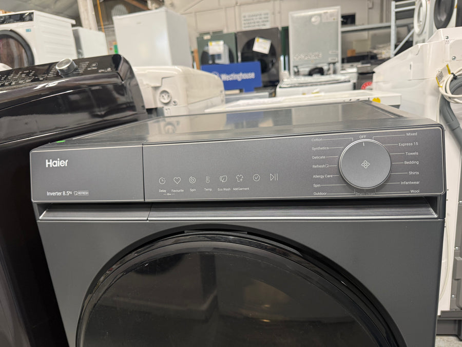 Factory second Haier 8.5kg Front Load Washing Machine – HWF85KB1 - Second Hand Appliances Geebung