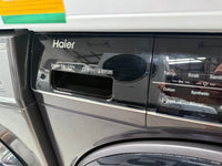 Thumbnail for Factory second Haier 9.5kg Front Load Washing Machine with WiFi Compatibility - Black HWF95ANB1 - Second Hand Appliances Geebung