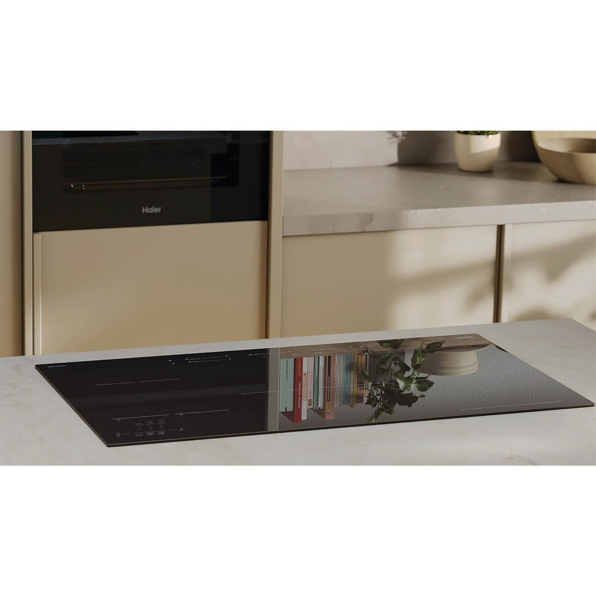 Factory second Haier 90cm Induction Cooktop– HCI905FTB4 - Second Hand Appliances Geebung
