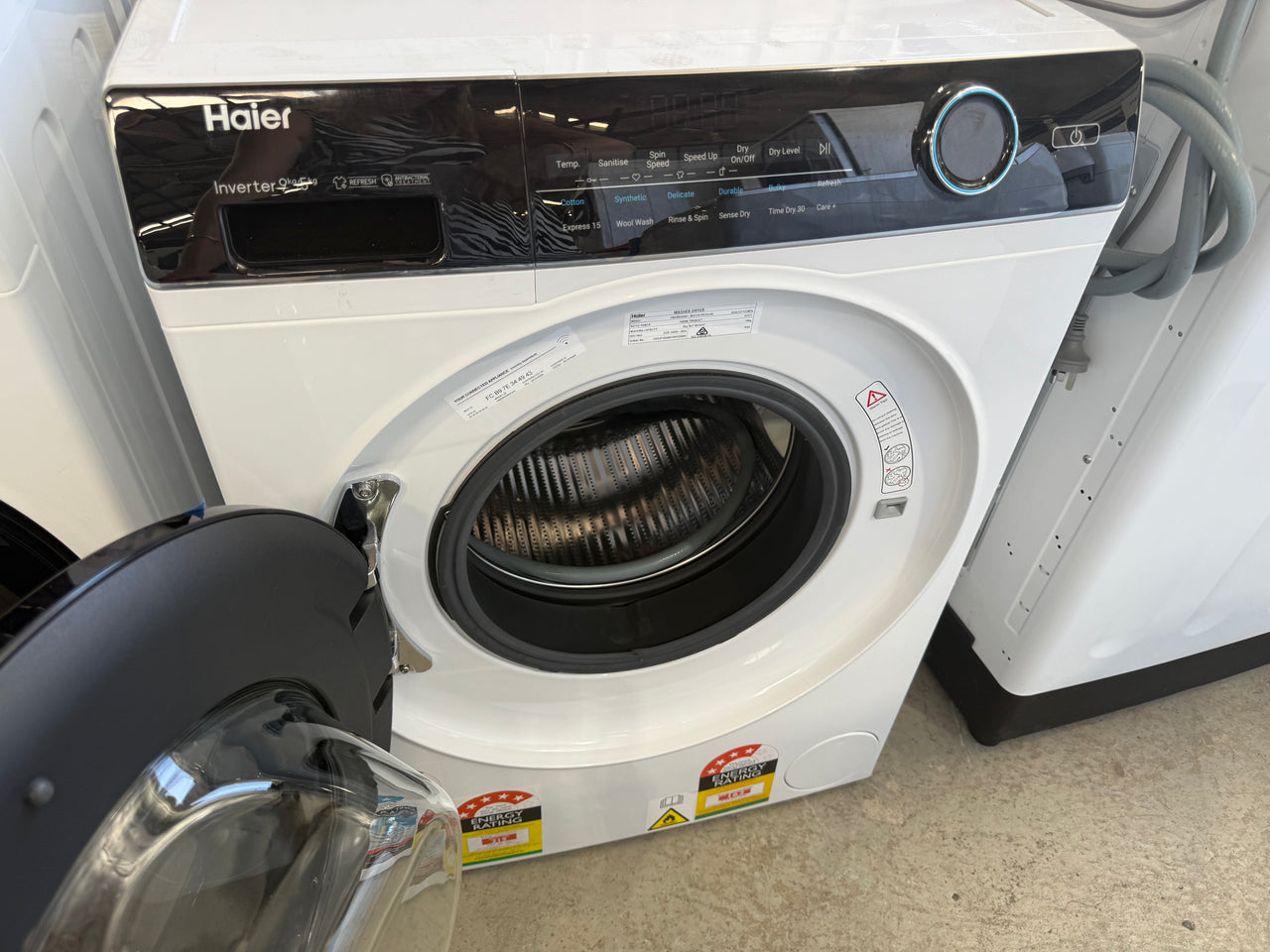 Factory second Haier 9kg/5kg Washer Dryer Combo Model: HWD9050AN1 - Second Hand Appliances Geebung