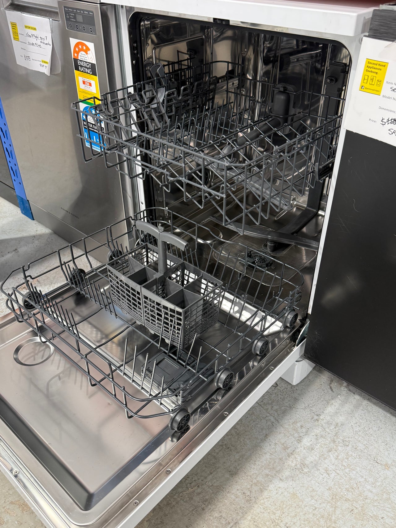 Factory second Haier Freestanding Dishwasher – HDW13F0W1 - Second Hand Appliances Geebung