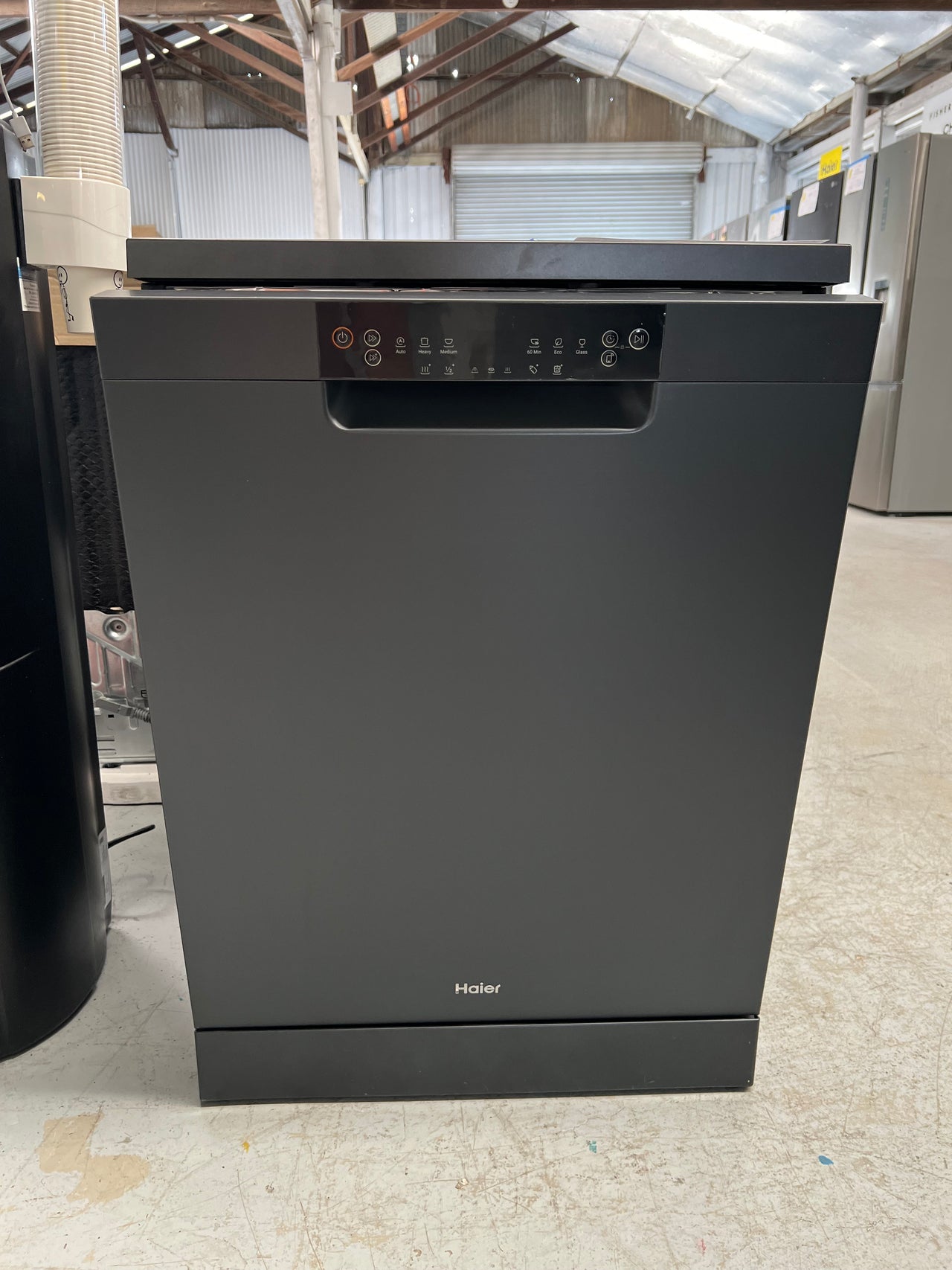 Factory second Haier Freestanding Dishwasher HDW15F2B1 - Second Hand Appliances Geebung