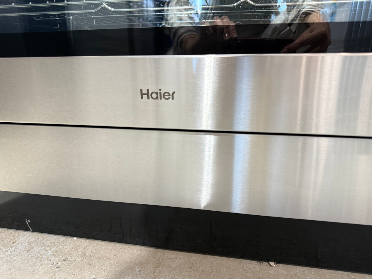 Factory second Haier HOR90S9MSX1 90cm Freestanding Dual Fuel Cooker – Stainless Steel - Second Hand Appliances Geebung