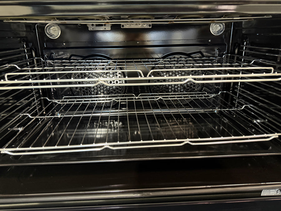 Factory second Haier HOR90S9MSX1 90cm Freestanding Dual Fuel Cooker – Stainless Steel - Second Hand Appliances Geebung