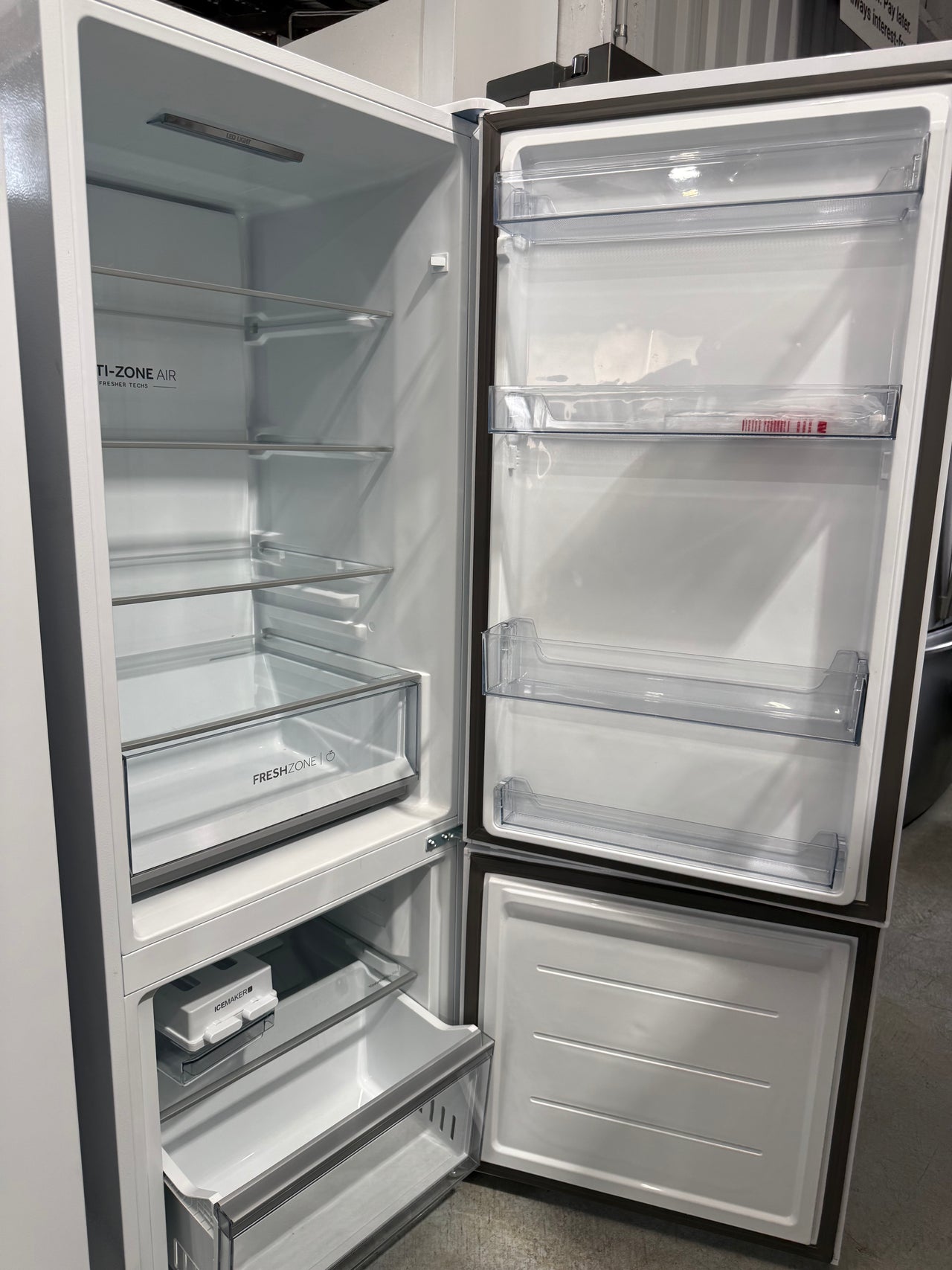 Factory second Haier HRF346BW 334L Bottom Mount Refrigerator (NAT) - Second Hand Appliances Geebung