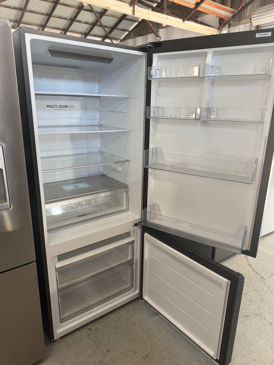 Factory second Haier HRF420BEC is a 433L bottom mount refrigerator - Second Hand Appliances Geebung