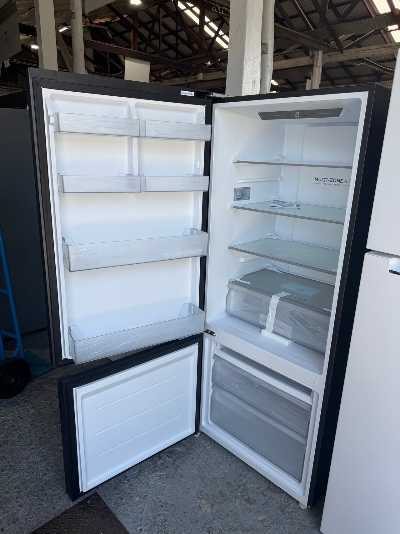 Factory second Haier HRF420BEC is a 433L bottom mount refrigerator - Second Hand Appliances Geebung