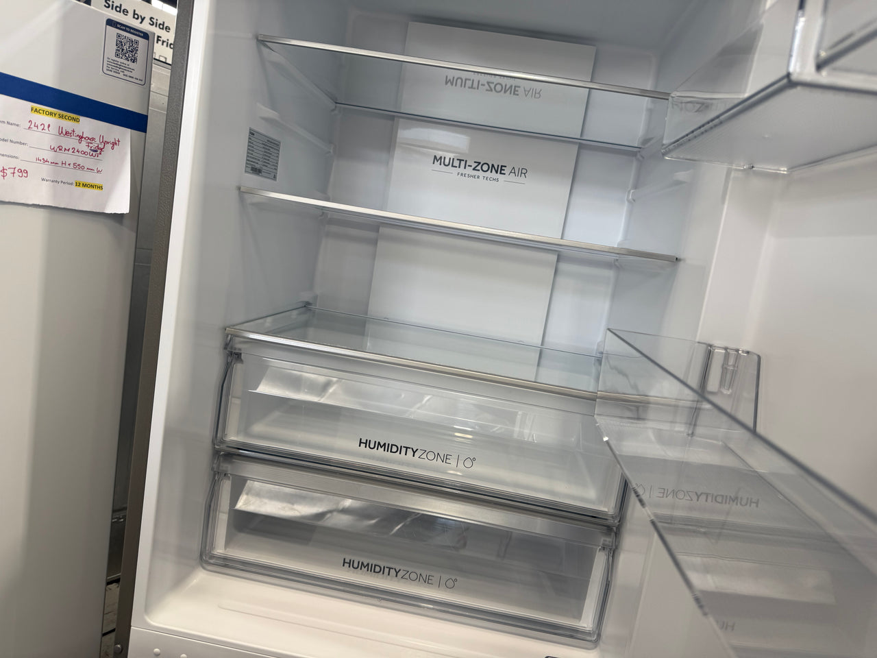 Buy Factory second Haier HRF420BS 433 L Bottom-Mount Refrigerator – Satina Finish |  | [product_variant] | Second Hand Appliances Geebung Brisbane