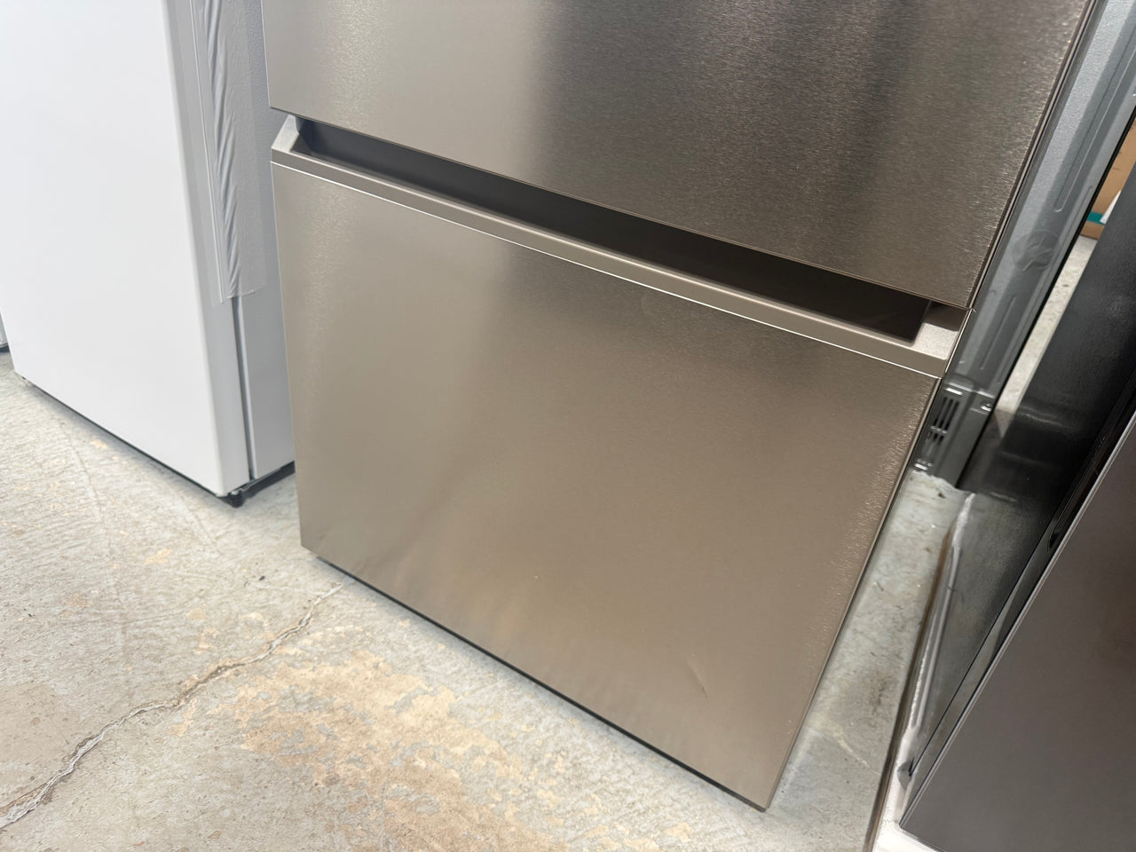 Buy Factory second Haier HRF420BS 433 L Bottom-Mount Refrigerator – Satina Finish |  | [product_variant] | Second Hand Appliances Geebung Brisbane