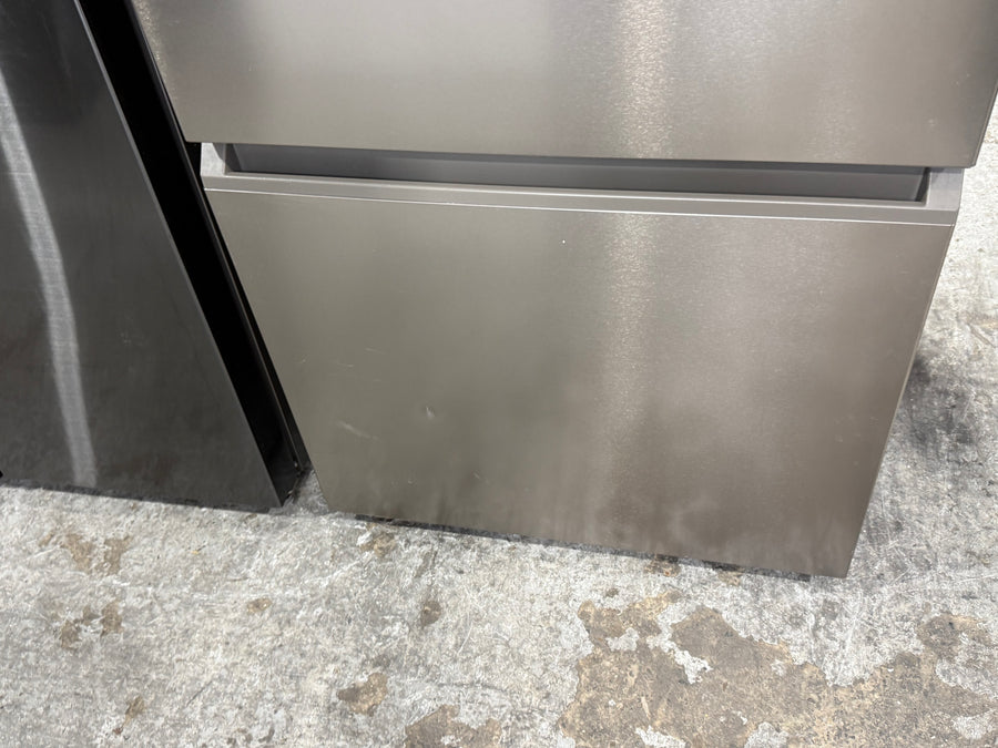 Factory second Haier HRF420BS 433 L Bottom-Mount Refrigerator – Satina Finish - Second Hand Appliances Geebung