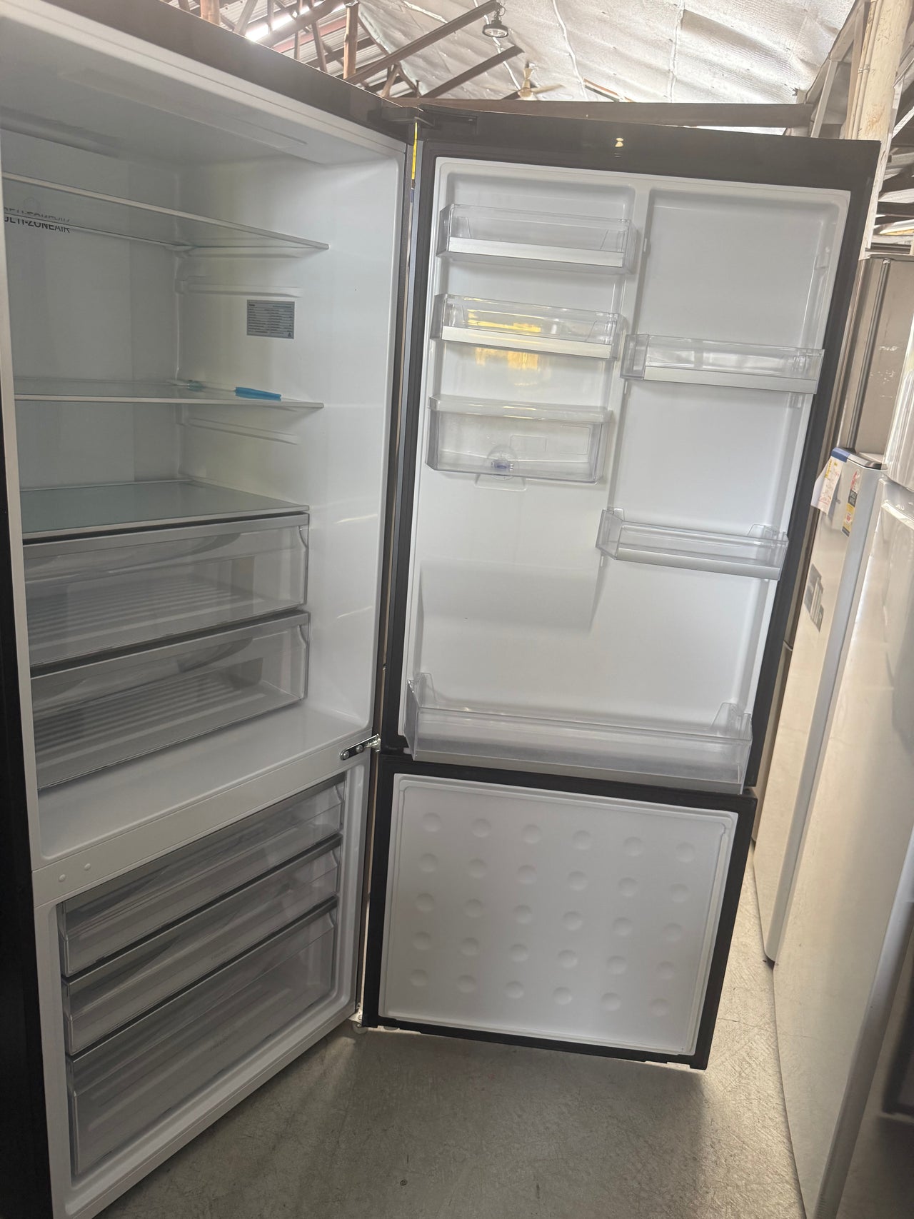 Factory second Haier HRF450BHC2 417-liter bottom-mount refrigerator - Second Hand Appliances Geebung
