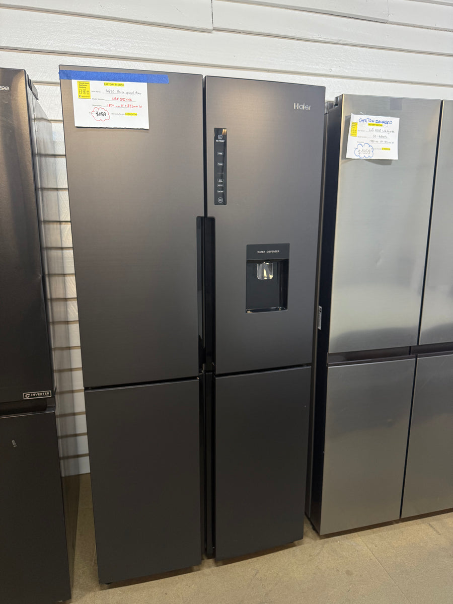 Factory second Haier HRF516YHC 463L Quad Door French Door Refrigerator - Second Hand Appliances Geebung