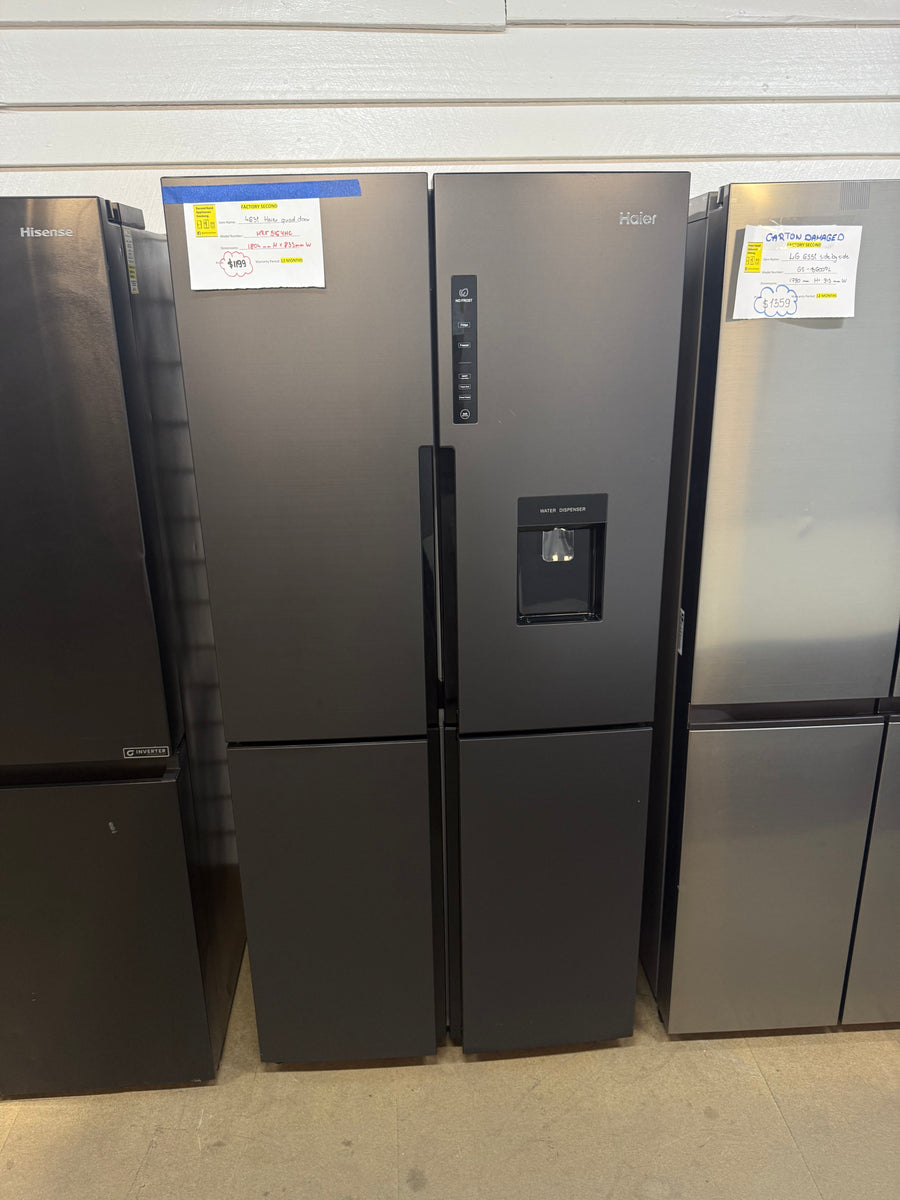 Factory second Haier HRF516YHC 463L Quad Door French Door Refrigerator - Second Hand Appliances Geebung