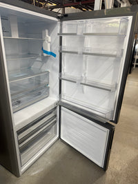 Thumbnail for Factory second Haier HRF520BS 493 L Bottom-Mount Refrigerator — Satina Finish - Second Hand Appliances Geebung