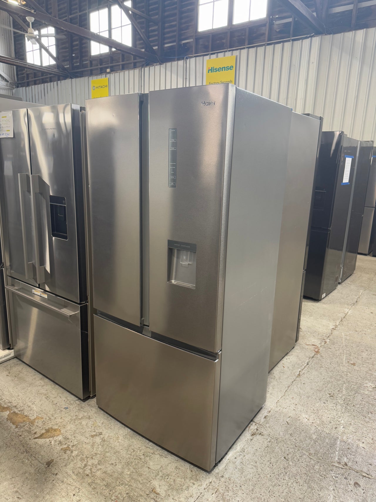 Factory second Haier HRF520FHS – 489L French Door Refrigerator - Second Hand Appliances Geebung