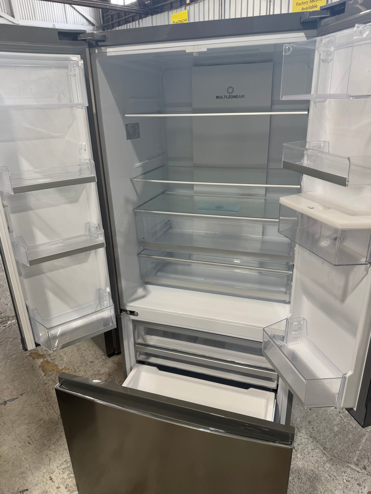 Factory second Haier HRF520FHS – 489L French Door Refrigerator - Second Hand Appliances Geebung
