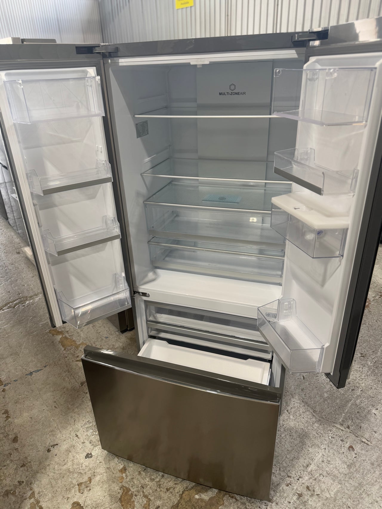 Factory second Haier HRF520FHS – 489L French Door Refrigerator - Second Hand Appliances Geebung