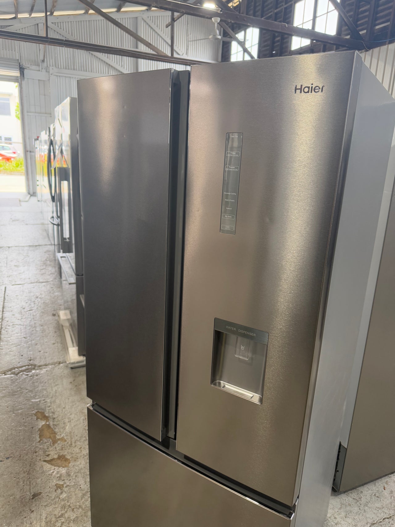 Factory second Haier HRF520FHS – 489L French Door Refrigerator - Second Hand Appliances Geebung