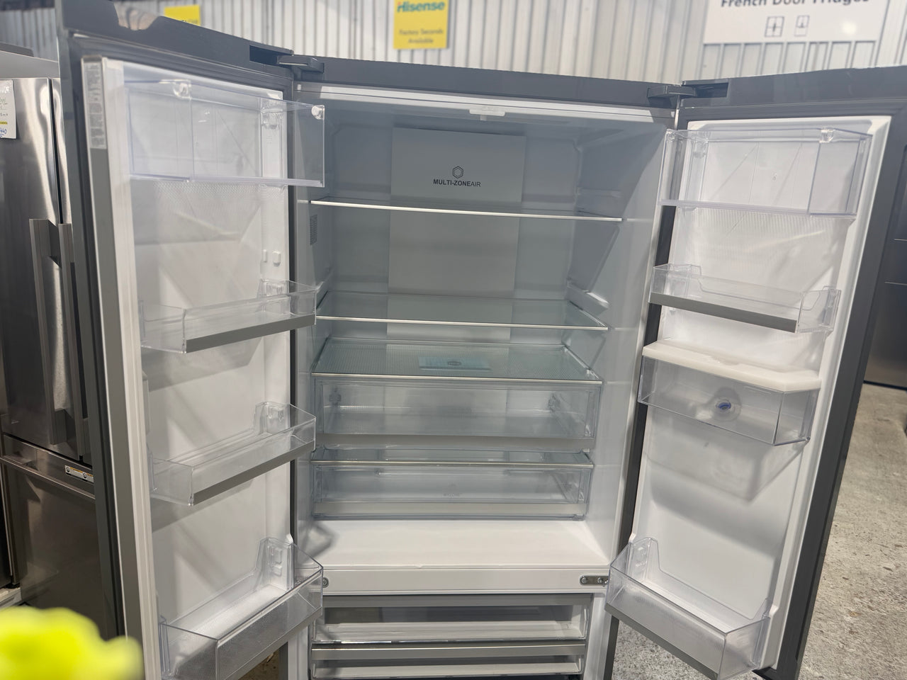Factory second Haier HRF520FHS – 489L French Door Refrigerator - Second Hand Appliances Geebung