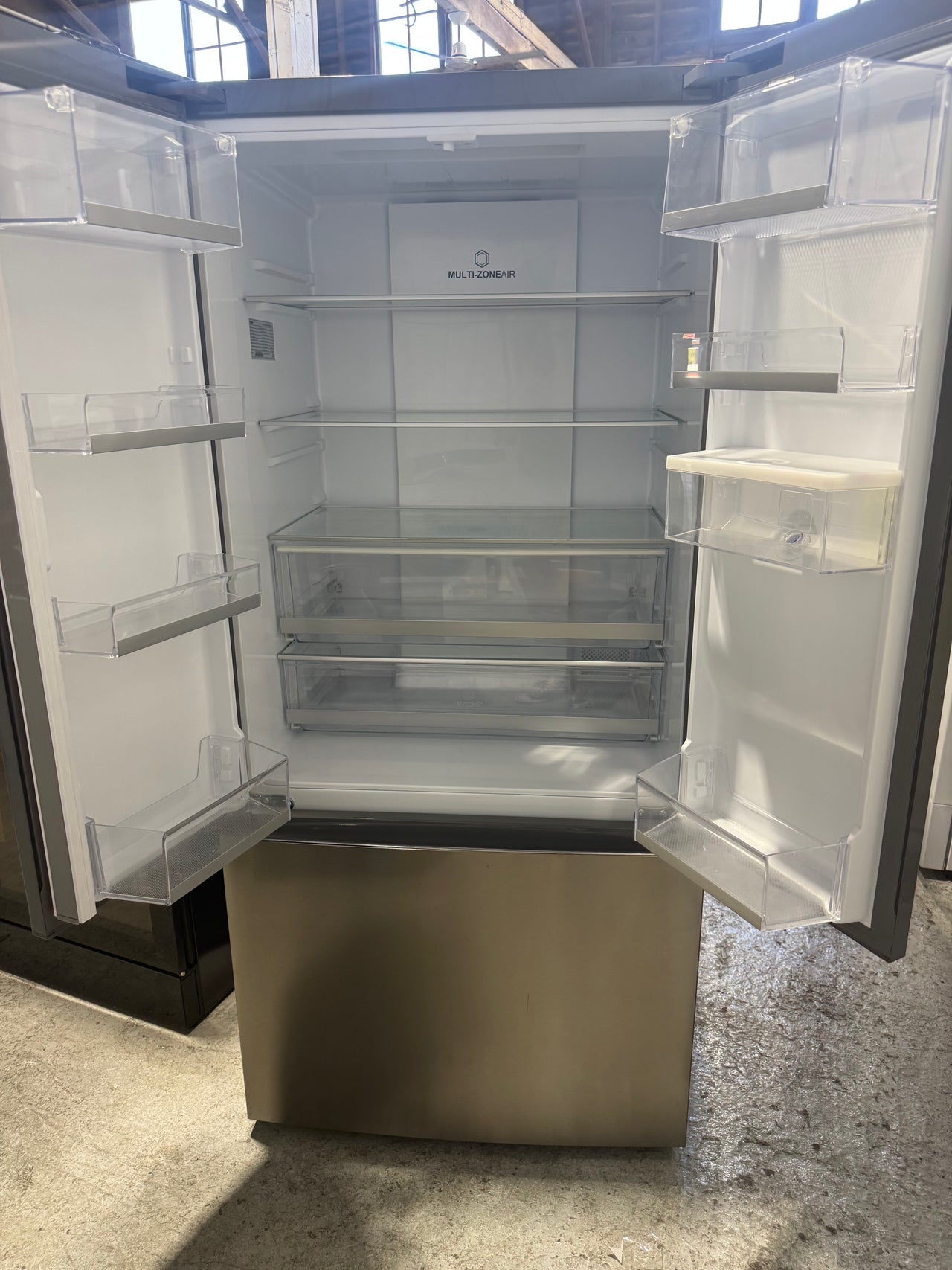 Factory second Haier HRF520FHS – 489L French Door Refrigerator - Second Hand Appliances Geebung