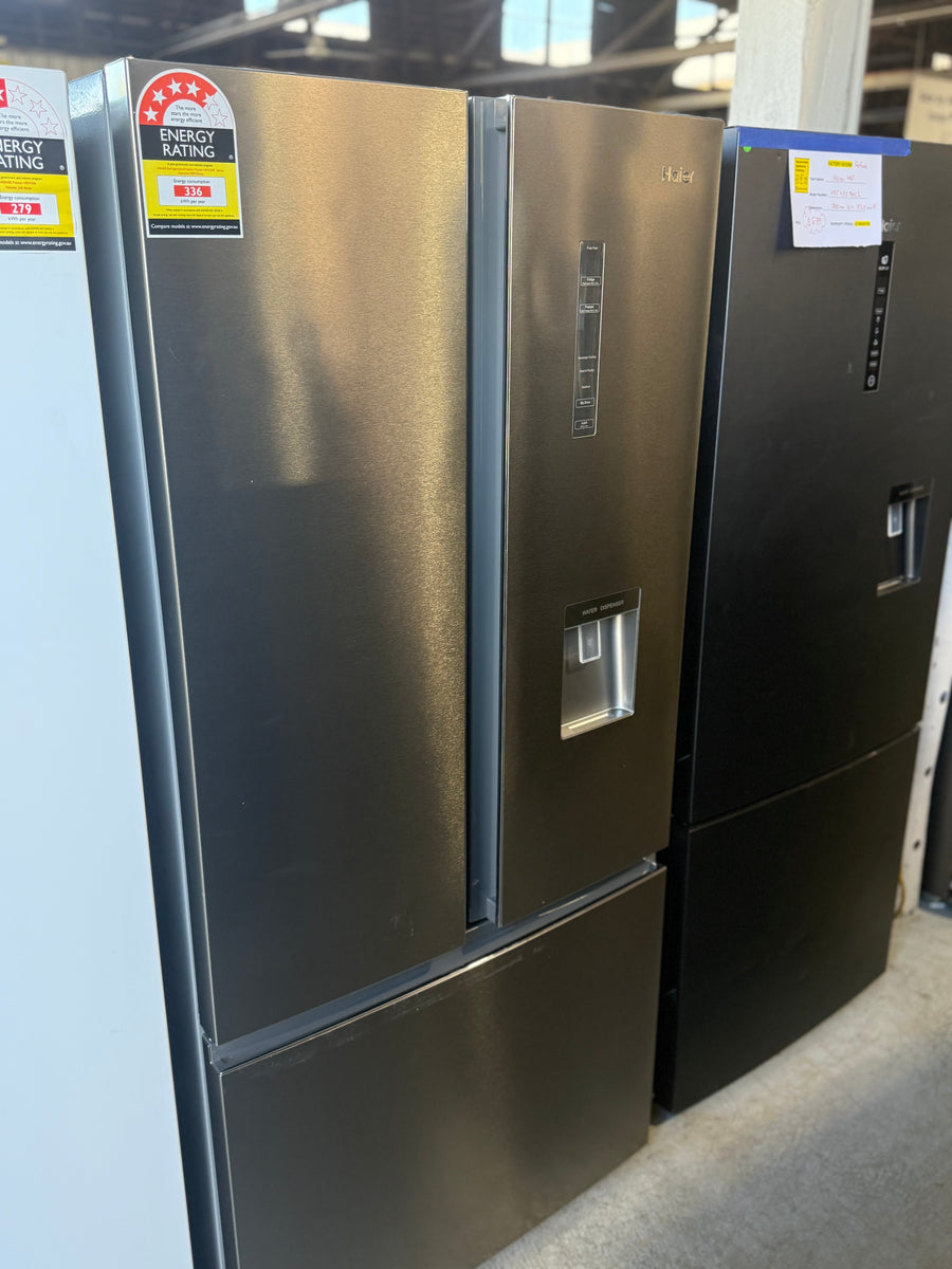 Factory second Haier HRF520FHS – 489L French Door Refrigerator - Second Hand Appliances Geebung