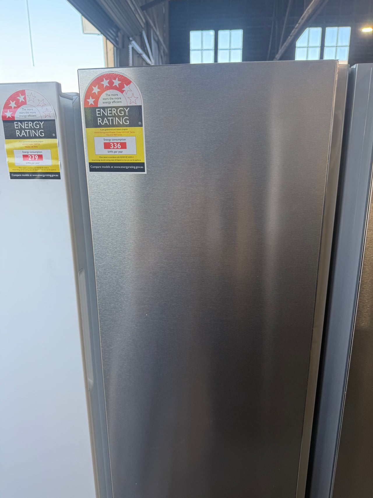 Factory second Haier HRF520FHS – 489L French Door Refrigerator - Second Hand Appliances Geebung