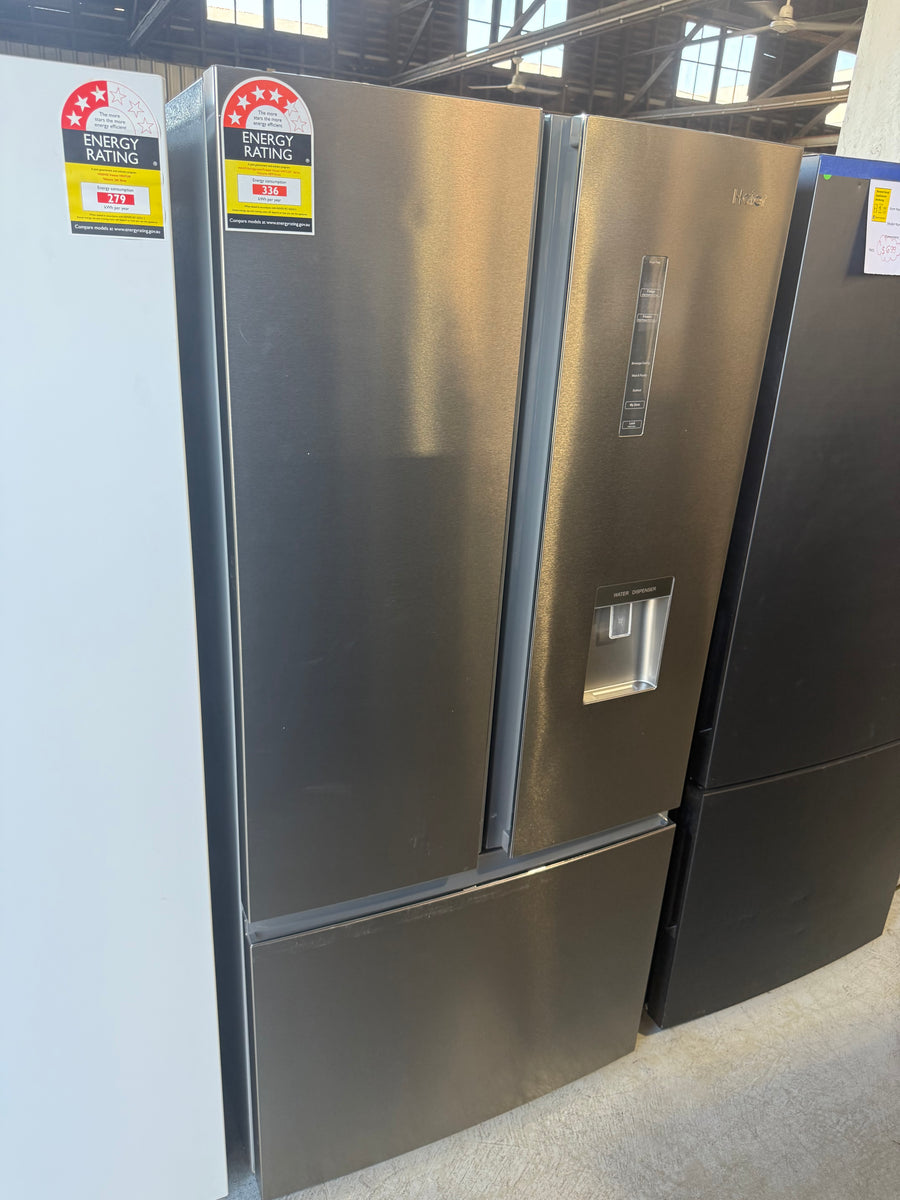 Factory second Haier HRF520FHS – 489L French Door Refrigerator - Second Hand Appliances Geebung