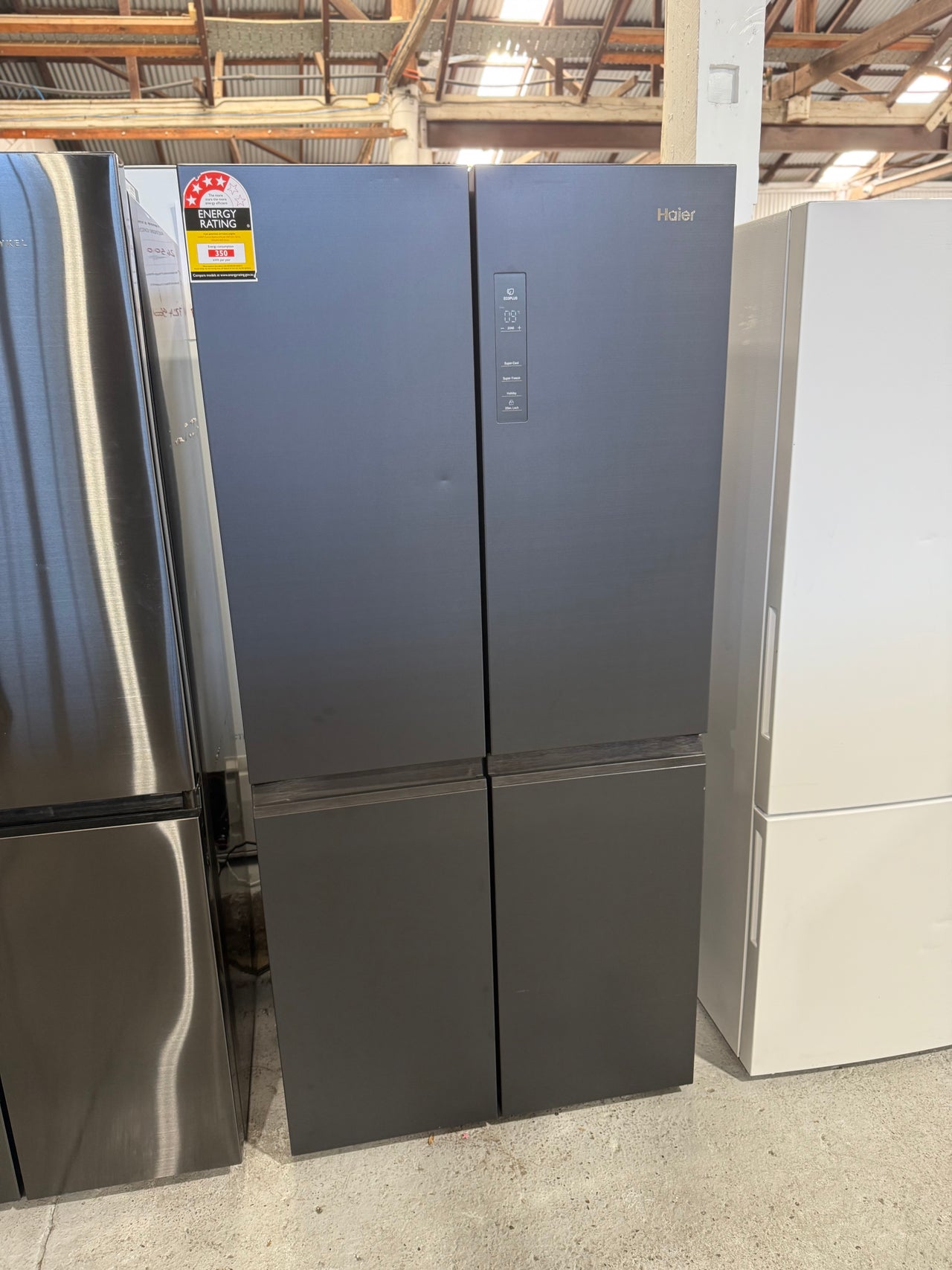 Factory second Haier HRF530YC is a 463-liter quad-door refrigerator - Second Hand Appliances Geebung