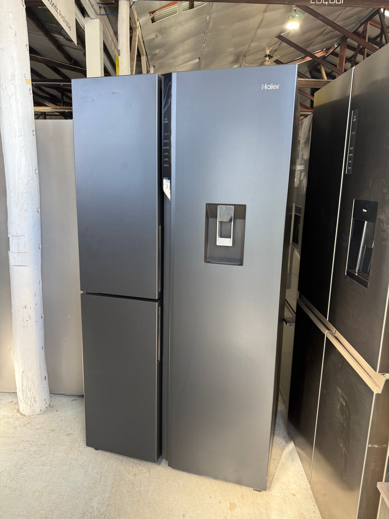 Factory second Haier HRF575XHC 575L S+ Three-Door Side-by-Side Refrigerator - Second Hand Appliances Geebung