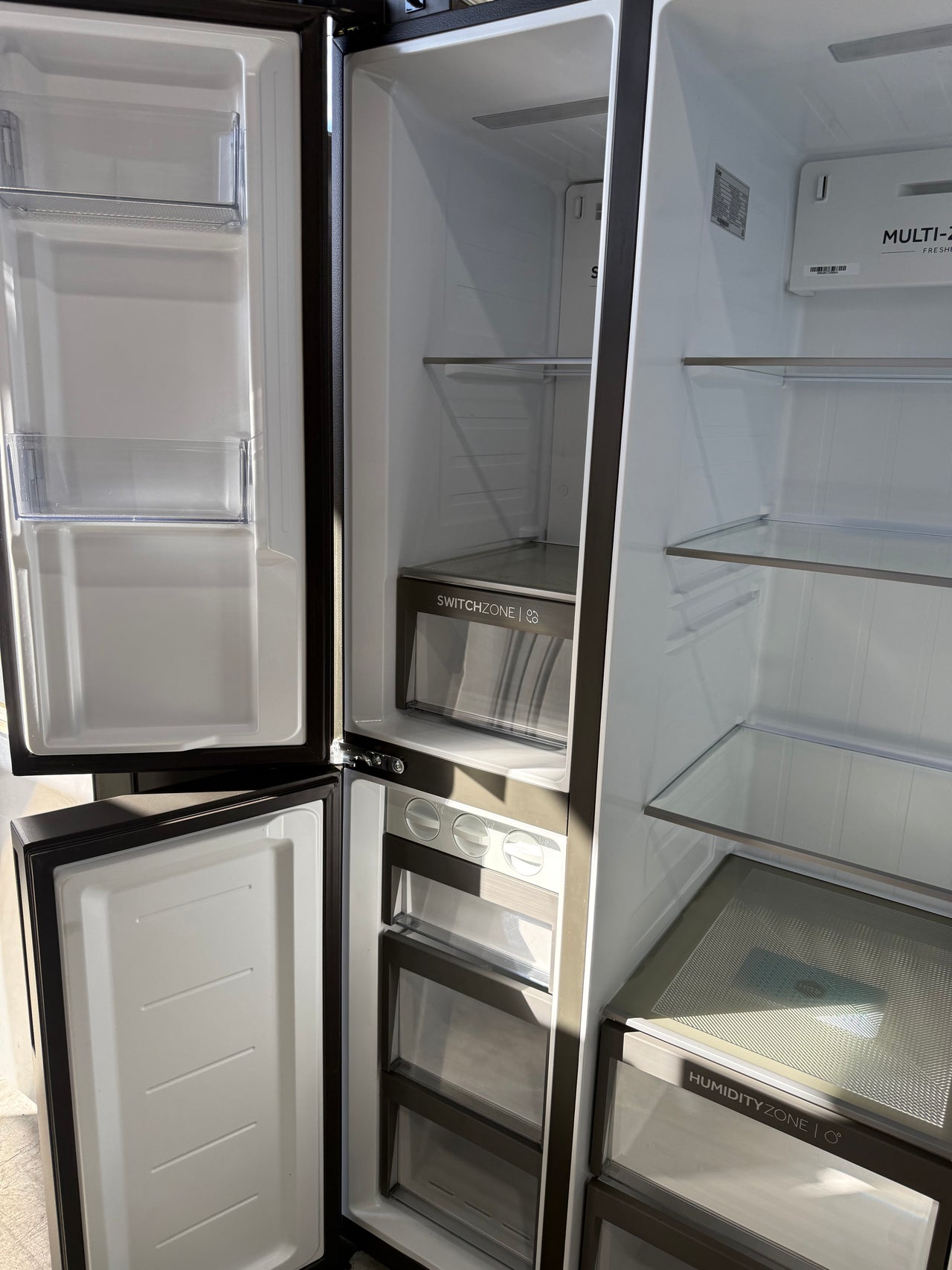 Factory second Haier HRF575XHC 575L S+ Three-Door Side-by-Side Refrigerator - Second Hand Appliances Geebung