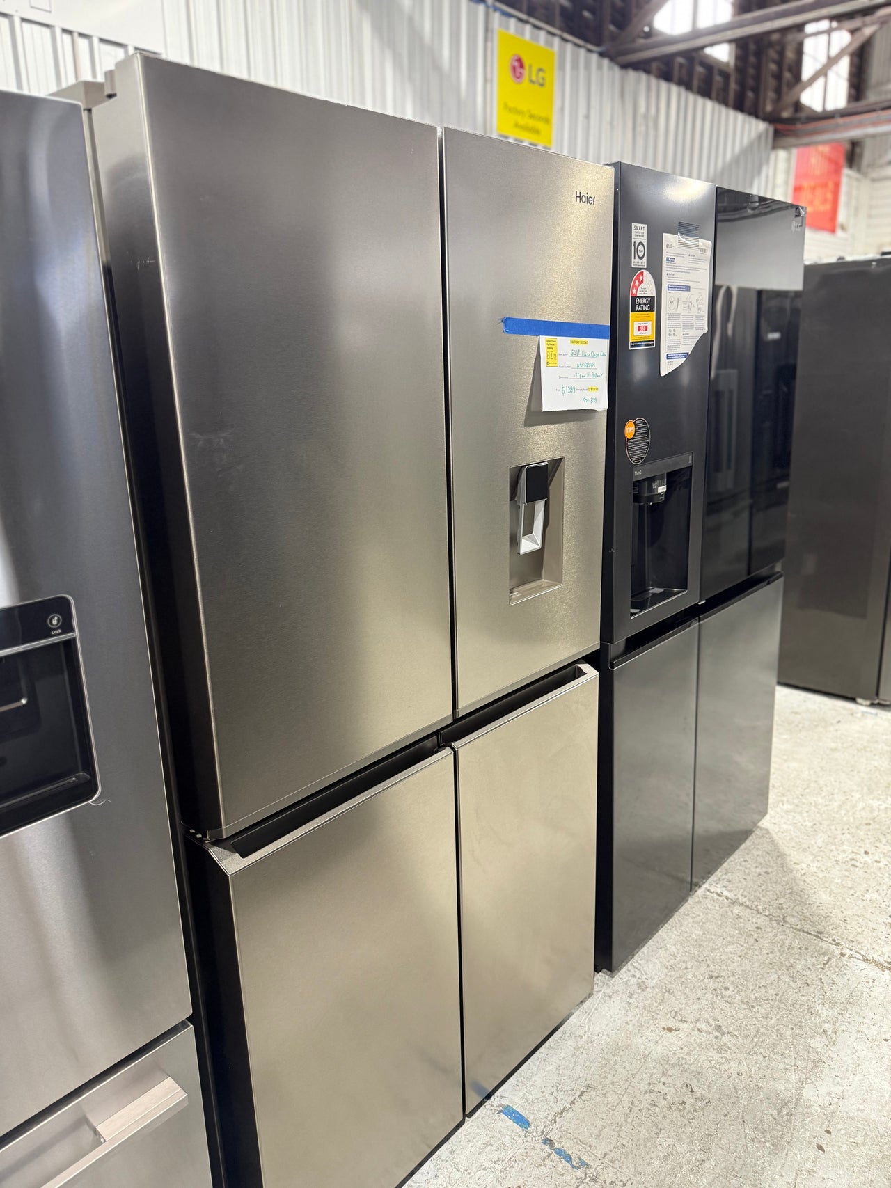 Factory second Haier HRF680YPS 623-liter quad-door refrigerator - Second Hand Appliances Geebung