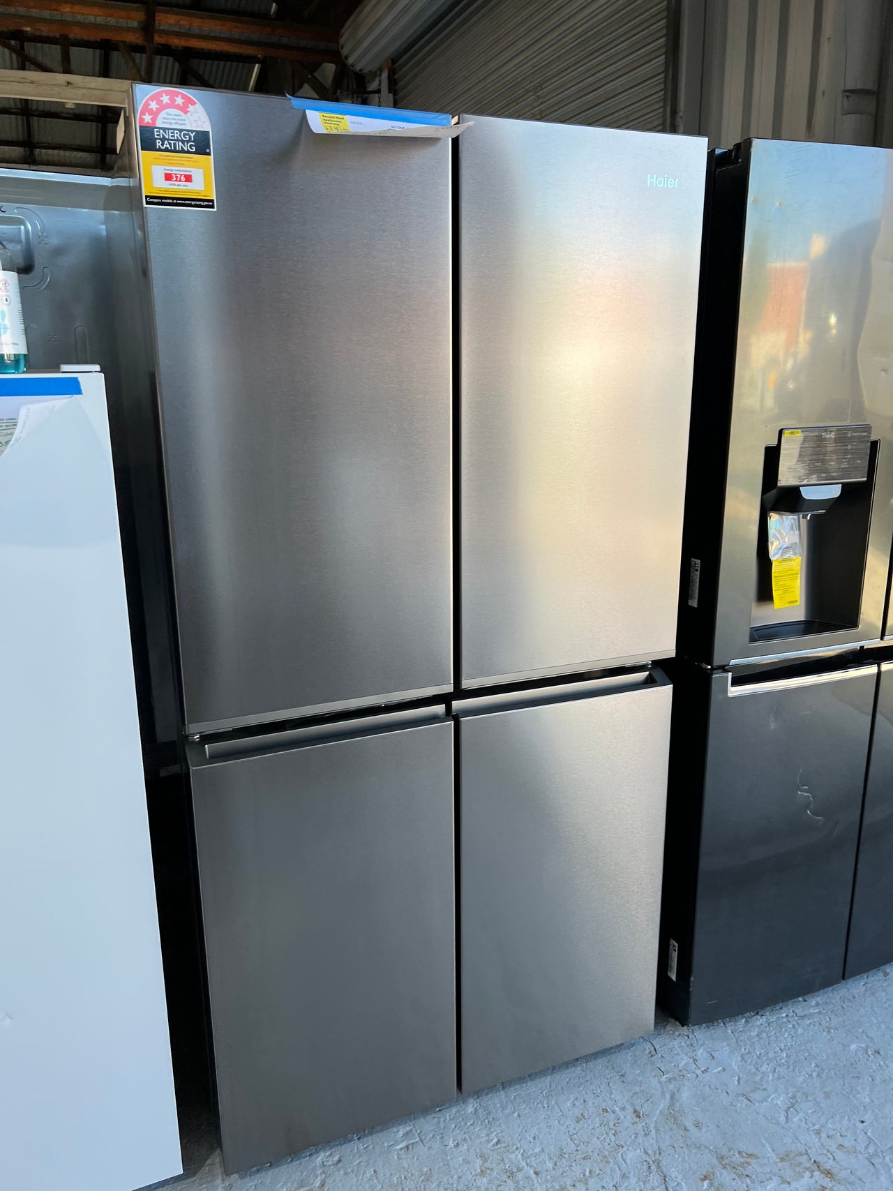 Factory second Haier 623L Quad Door HRF680YS/4.5 star energy - Second Hand Appliances Geebung