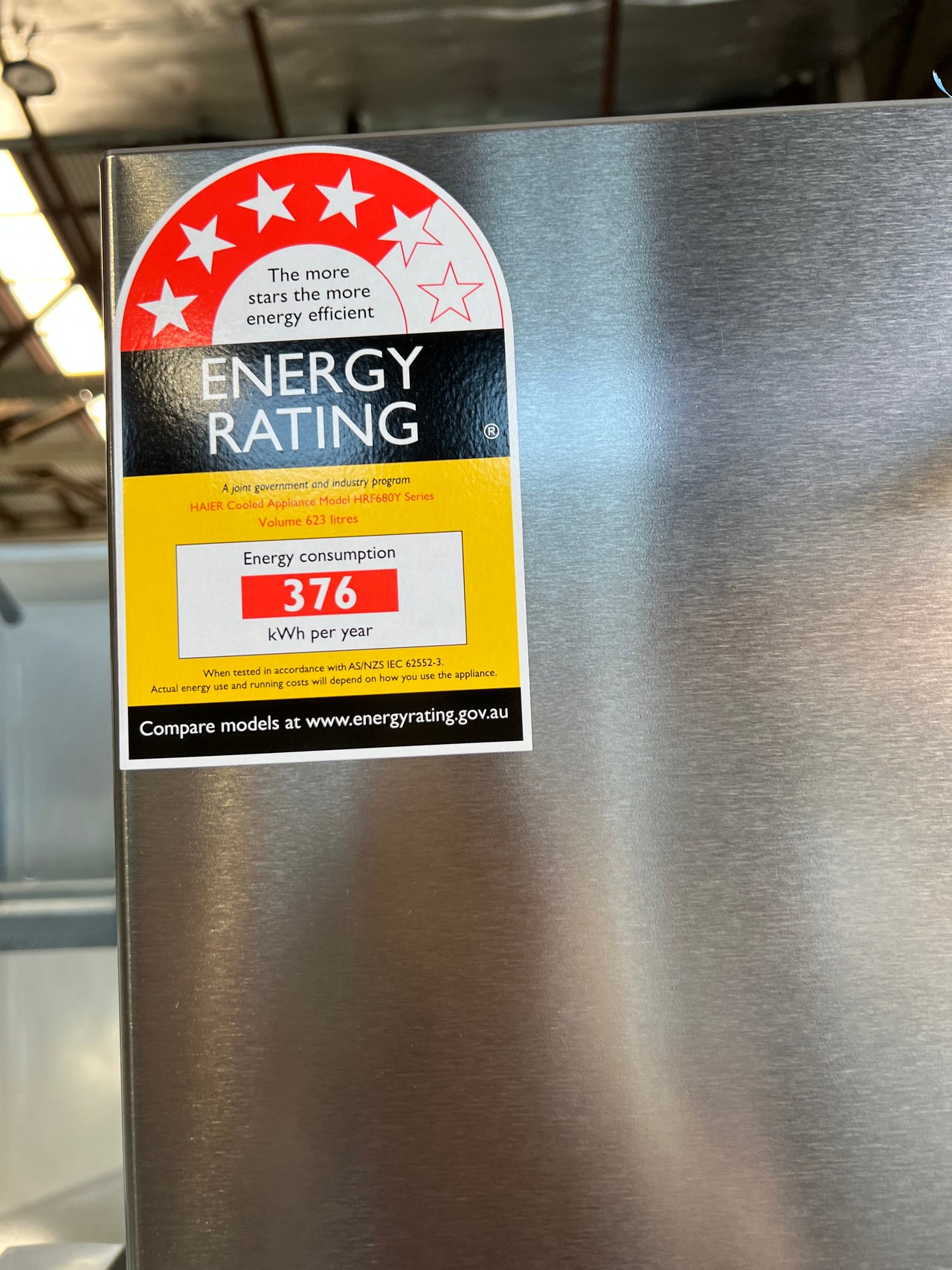 Factory second Haier 623L Quad Door HRF680YS/4.5 star energy - Second Hand Appliances Geebung