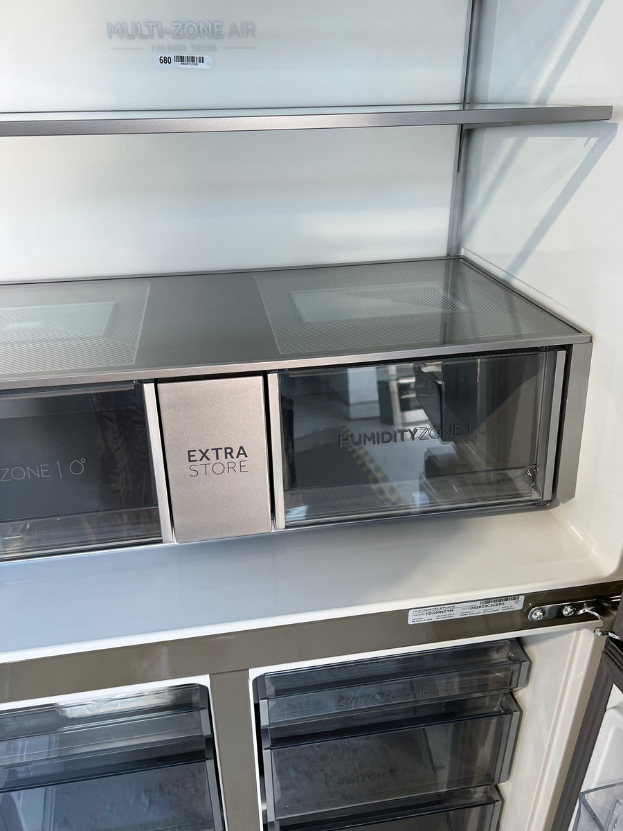 Factory second Haier 623L Quad Door HRF680YS/4.5 star energy - Second Hand Appliances Geebung