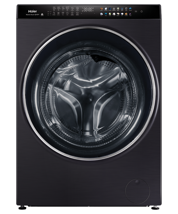 Factory second Haier HWDX1590CTB1 premium 2-in-1 front load washer dryer - Second Hand Appliances Geebung