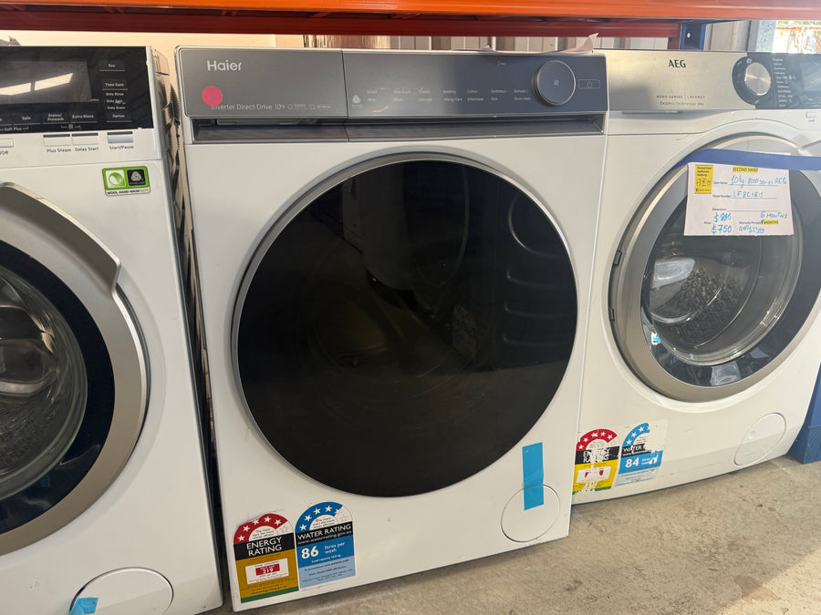 Factory second Haier 500 Series 9kg Heat Pump Dryer HDHP90NW1 - Second Hand Appliances Geebung