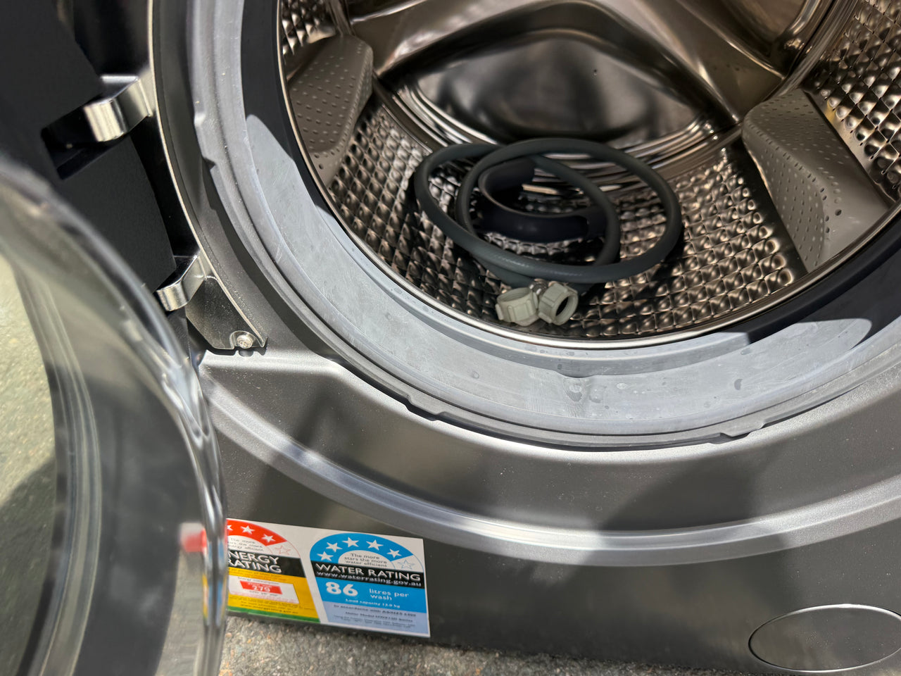 Factory second Haier HWF12DB1 12kg Front Load Washing Machine (NAT) - Second Hand Appliances Geebung