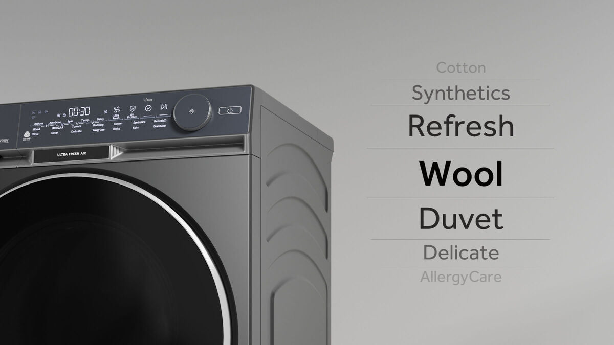 Factory second Haier HWF12DB1 12kg Front Load Washing Machine (NAT) - Second Hand Appliances Geebung
