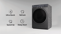Thumbnail for Factory second Haier HWF12DB1 12kg Front Load Washing Machine (NAT) - Second Hand Appliances Geebung