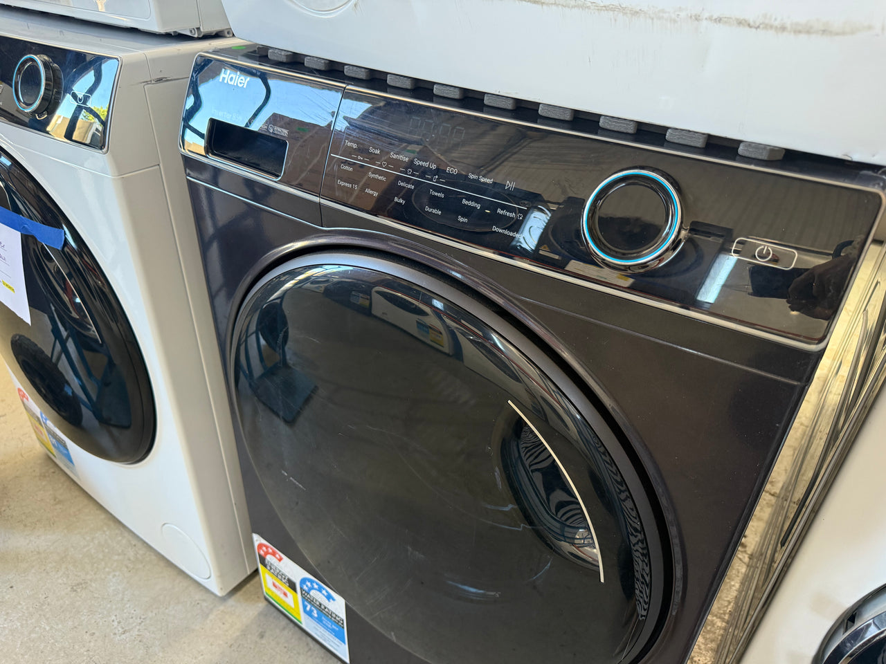 Buy Factory second Haier HWF85ANB1 8.5kg Front Load Washing Machine (Graphite) |  | [product_variant] | Second Hand Appliances Geebung Brisbane
