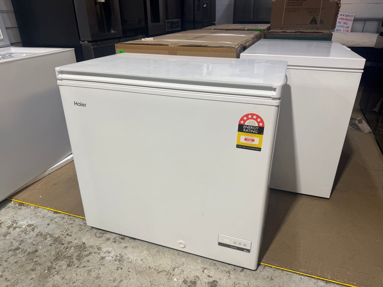 Factory second Haier Series 300 194L Hybrid Chest Freezer White HCF195W - Second Hand Appliances Geebung