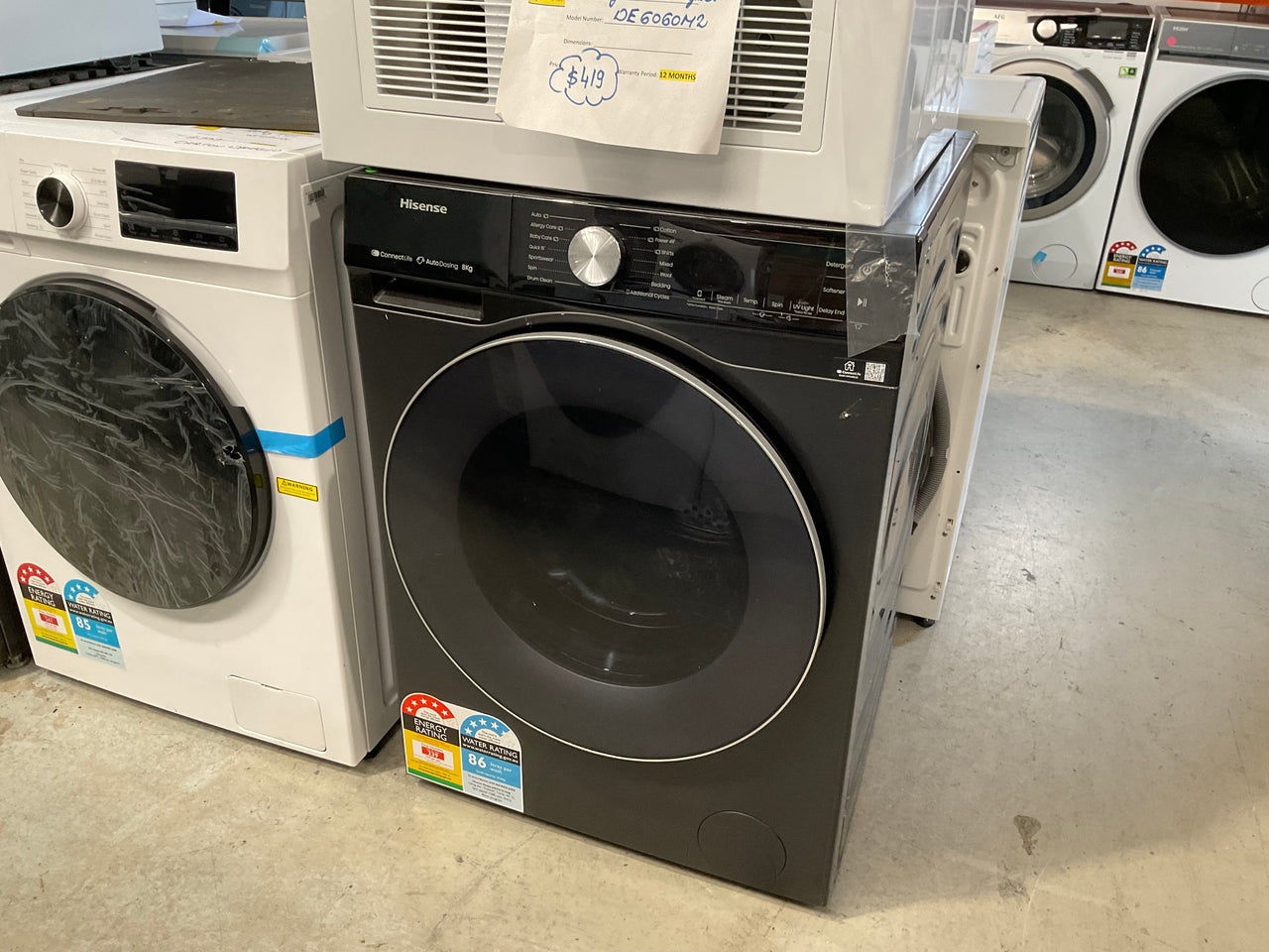 Buy Factory second Hisense 10kg Front Load Washer HWFS1015AB |  | [product_variant] | Second Hand Appliances Geebung Brisbane