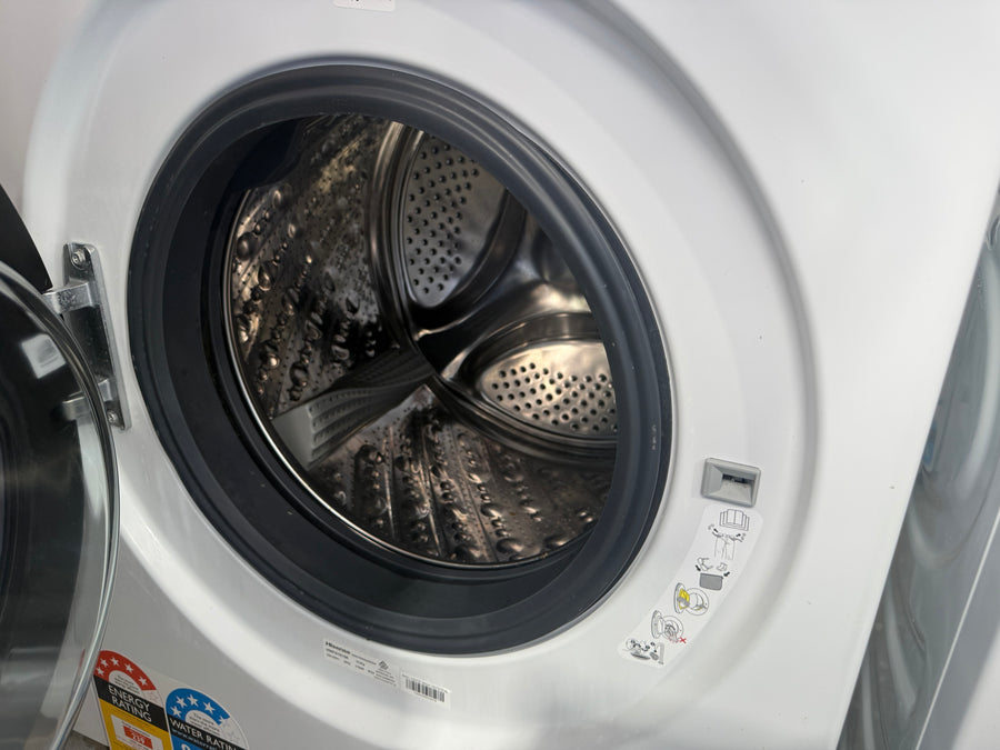 Factory second Hisense 10kg Front Load Washer Model:HWFS1015E - Second Hand Appliances Geebung