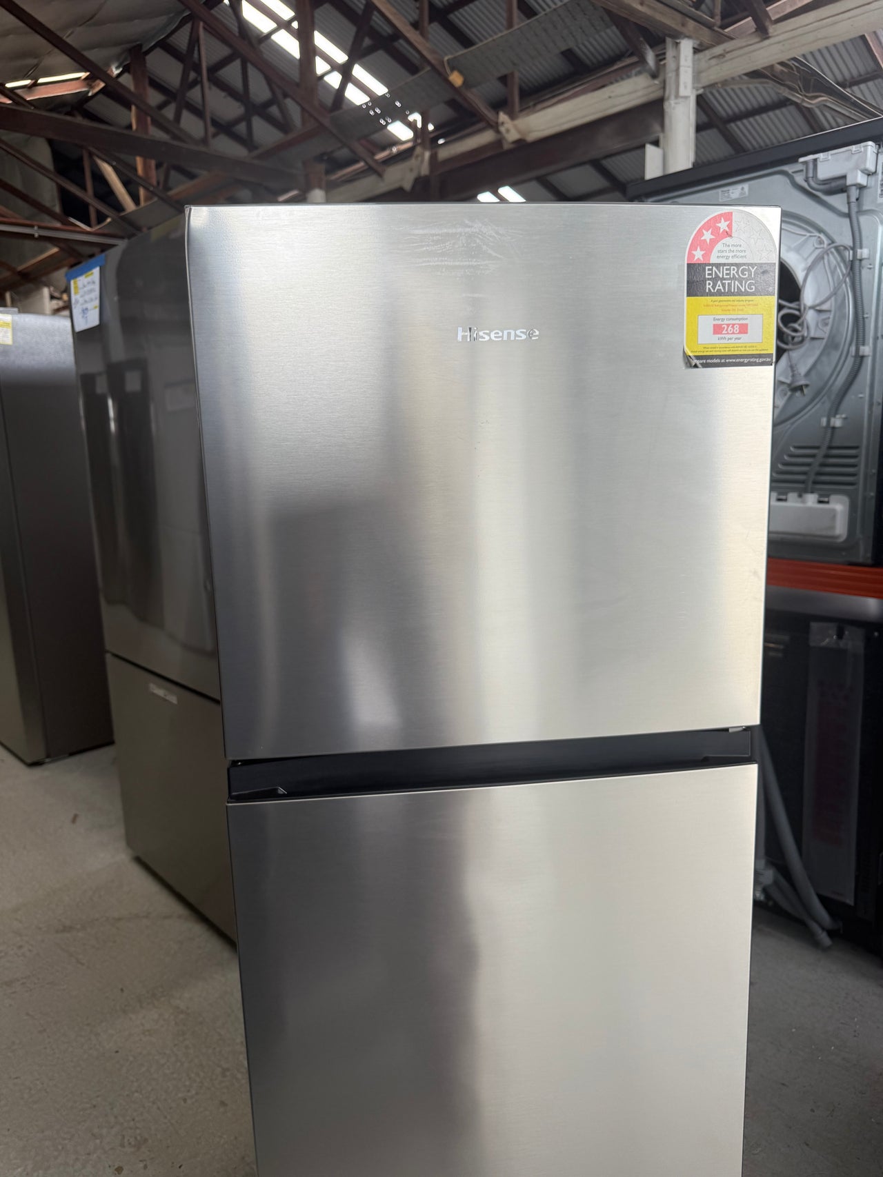 Factory second Hisense 205L Top Mount Refrigerator Model:HRTF205S - Second Hand Appliances Geebung