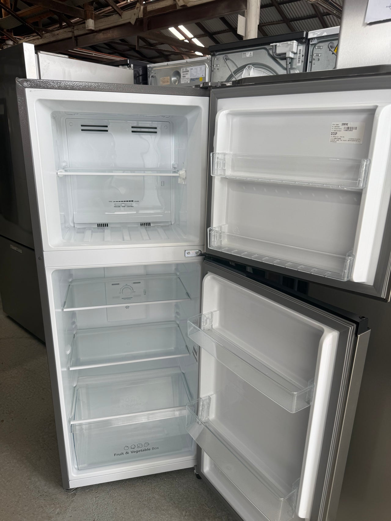 Factory second Hisense 205L Top Mount Refrigerator Model:HRTF205S - Second Hand Appliances Geebung