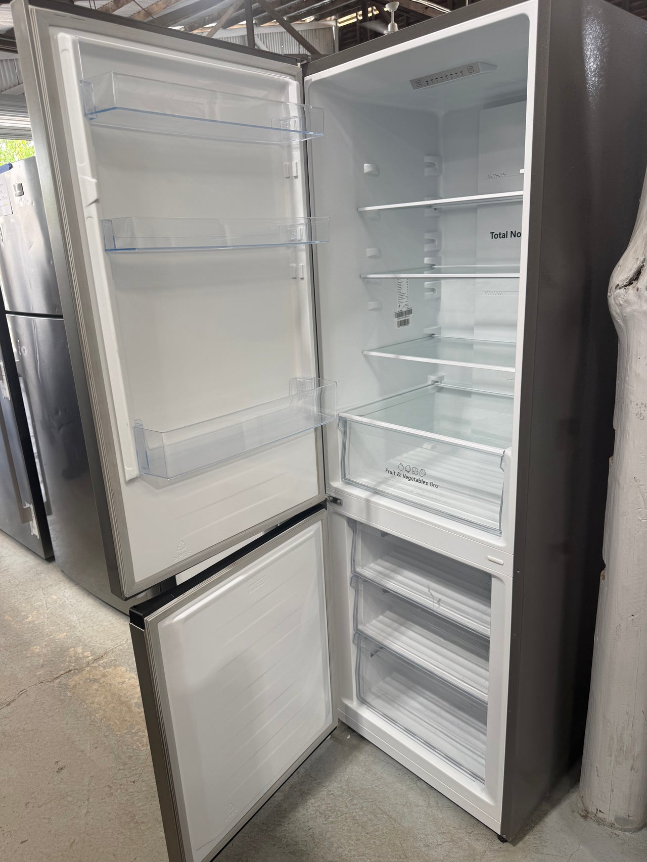 Factory second Hisense 292L Bottom Mount Frost Free Refrigerator — HRBM292S - Second Hand Appliances Geebung